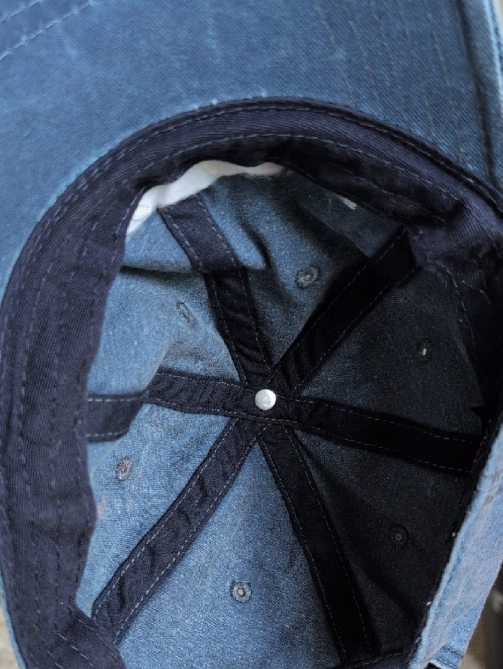 Still Good Script Embroidered Denim Baseball Cap - Picture 5 of 5
